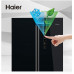 Fridge : Haier 531 Inverter Frost-Free Side-by-Side Refrigerator (HRB-550KG, Black,Convertible)